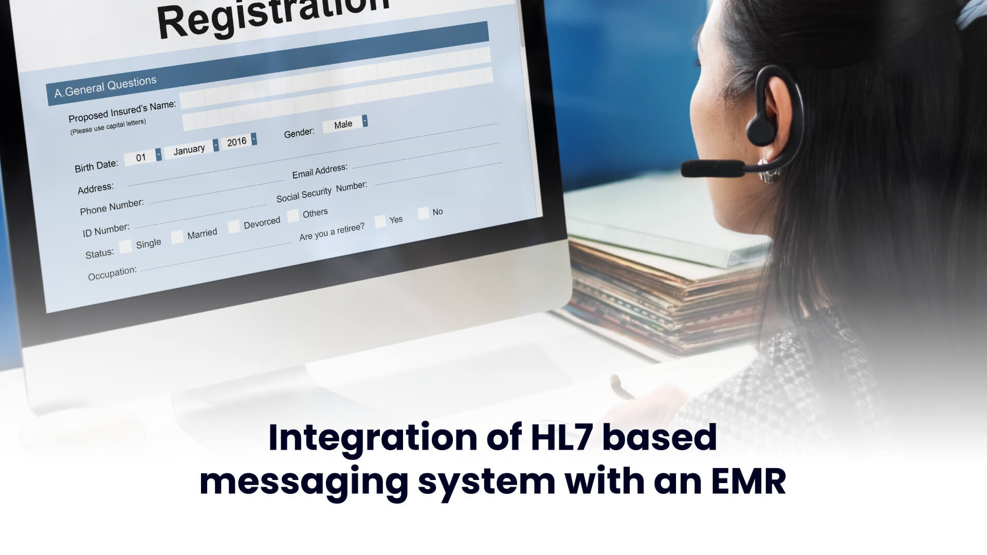 Integration of HL7 based messaging system with an EMR-emorphis