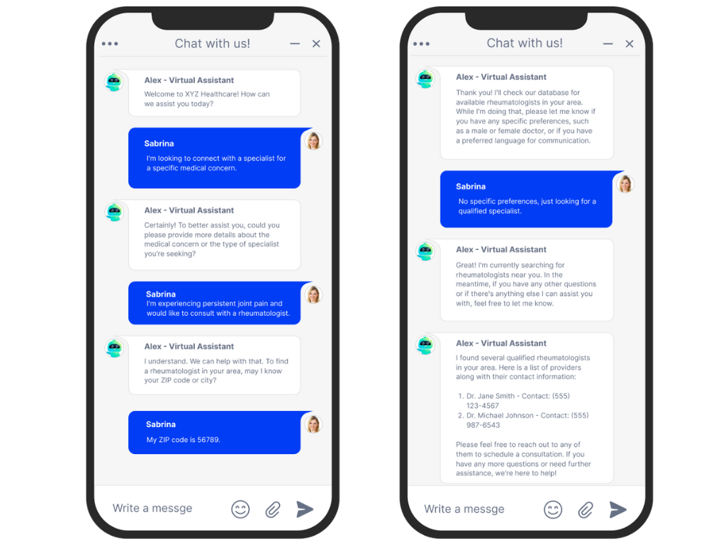 medical-chatbot-for-healthcare-organization-sharing-details-of-specialists